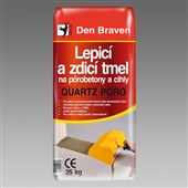 DEN BRAVEN Lepicí a zdící tmel na pórobeton a cihly QUARTZ PORO 25kg šedá DEN BRAVEN Lepicí a zdící tmel na pórobeton a cihly QUARTZ PORO 25kg šedá